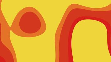 orange and yellow abstract shapes create a vibrant design suitable for backgrounds banners and contemporary design projects video