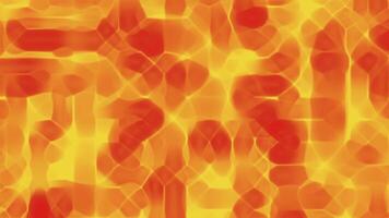 Abstract orange and yellow pattern suitable for backgrounds wallpapers and design projects needing a fiery hot glassinspired color palette video