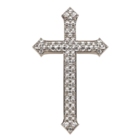 un diamante cruzar colgante en 18k oro png