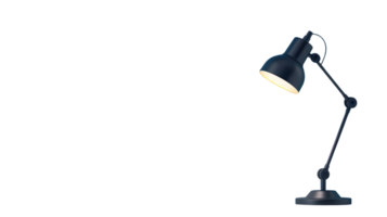 Modern Desk Lamp with Adjustable Arm and Warm Light for Home or Office Use png