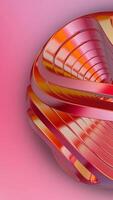 Vertical Unique Colorful Sphere, Looped, Luxury Design, Exclusive, Rotation video