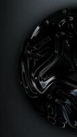 Looped Elite Black Sphere, Unique Design, Vertical, Exclusive, Figures, Rotation video