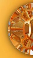 Looped Unique Colorful Sphere, Vertical, Luxury Design, Exclusive, Figures, Rotation video