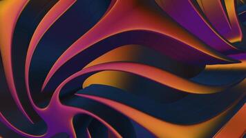 Exclusive, Elegant Multicolored Background, Looped, Paints, Shapes, Reflection video