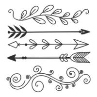 Decorative Arrow Elements for Stylish Designs vector