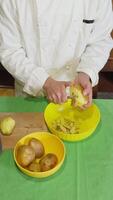 The Humility of Being a Chef Assistant and Peeling Potatoes Before Service video