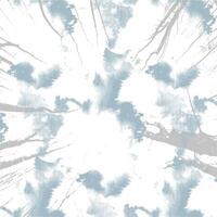 A blue and white abstract wallpaper with a tree pattern vector