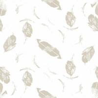 Feathers on white fabric by jessica on spoonflower - custom fabric vector