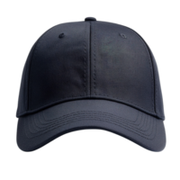 Front View of a Simple and Elegant Blue Baseball Hat Isolated on Transparent Background png