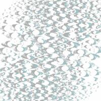 A circular pattern of fish in blue and white vector