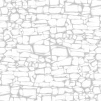 A white stone wall texture with many different shapes vector