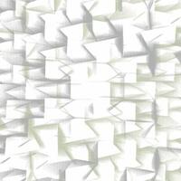 A white and green pattern of triangles vector