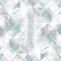 A blue and white geometric pattern with a geometric design vector