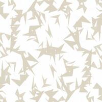 Abstract geometric pattern in beige and white vector