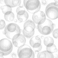 A white and gray background with bubbles vector