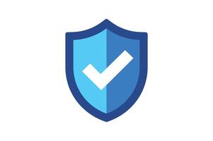 Protective Shield Icon, shield check mark sign, safety verification icon, safety and security , protective shield vector