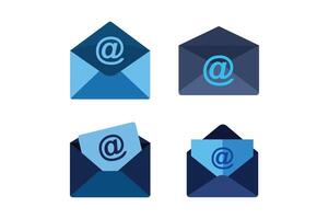 Digital Mail Envelope Icon Collections, email envelope icon, electronic mail symbol, envelope email , business mail illustration vector