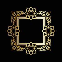 Blossom Wrapped Frame vector