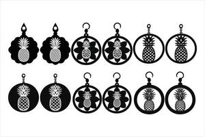 A Slice of Paradise in Every Earring vector