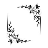 Bloom Wrapped Border vector