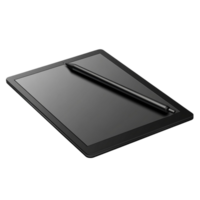 Digital Tablet Device on Transparent Background png