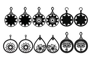 Delicate Flower Adornments vector