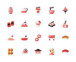 Japan Gradient Icon for User Interface and Background Requirement vector