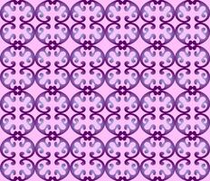 Seamless original pattern of purple color on pink background for fabric or wallpaper vector