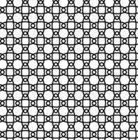 Seamless pattern in the form of a beautiful black lattice of ovals on a white background vector