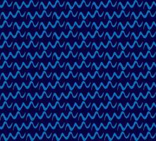 Seamless abstract pattern with wavy lines on a blue background vector