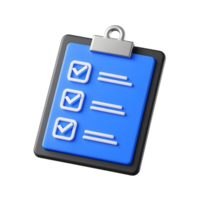 A clipboard with check marks on it png