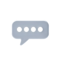 A speech bubble with four dots on it png