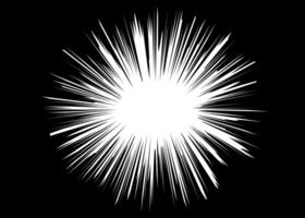 Minimalist speed burst frame. Radial abstract speed lines background. Simple crash zoom effect. Radial lines overlay mockup. Burst frame backdrop. Boom effect template. vector