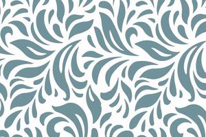floral background with leaf seamless pattern. vector