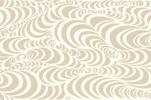 A beige and white abstract background with wavy lines vector
