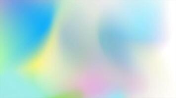 Abstract holographic soft gradient shapes video