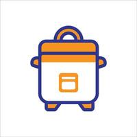 Efficient Rice Cooker Design vector