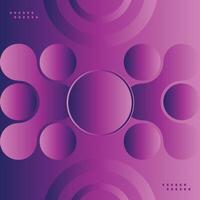 Abstract colorful purple gradient background. Wavy fluid shapes with geometric patterns. Bright purple background design. Cool and modern concept. Eps10 vector