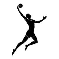 Power Spiker Unleashing Game-Changing Moves vector