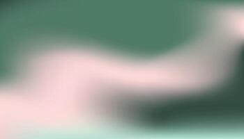 Soft Green and Pink Gradient Blur Abstract Background Design vector