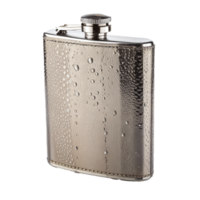 Realistic flask bottle on transparent background png