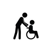 disability awareness and supportive community symbol vector
