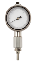 Precision gauge for measuring pressure on a transparent background png
