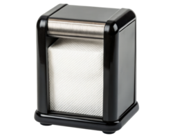Modern paper towel holder in sleek design on a transparent background png