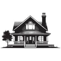 Home silhouette icon on a white background vector