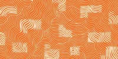 Crafted hand drawn brush lines abstract wave and water pattern with geometric forms, Japanese wood carving, weaving texture background, simple graphic for carpet, textile vector