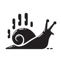 Slug Silhouette for Logos and Branding vector
