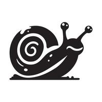 Digital Slug Silhouette for Illustration vector