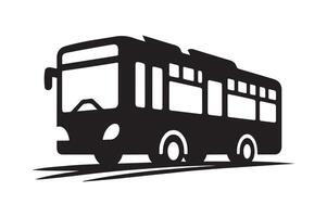 Trolleybus Silhouette for Branding Projects vector