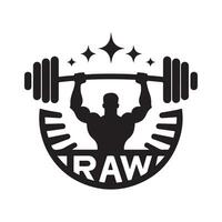 Versatile Barbell Silhouette for Web Elements vector